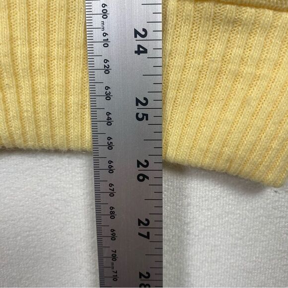 Royale-Air Vintage Yellow Cardigan Sweater Size Medium - Picture 11 of 12